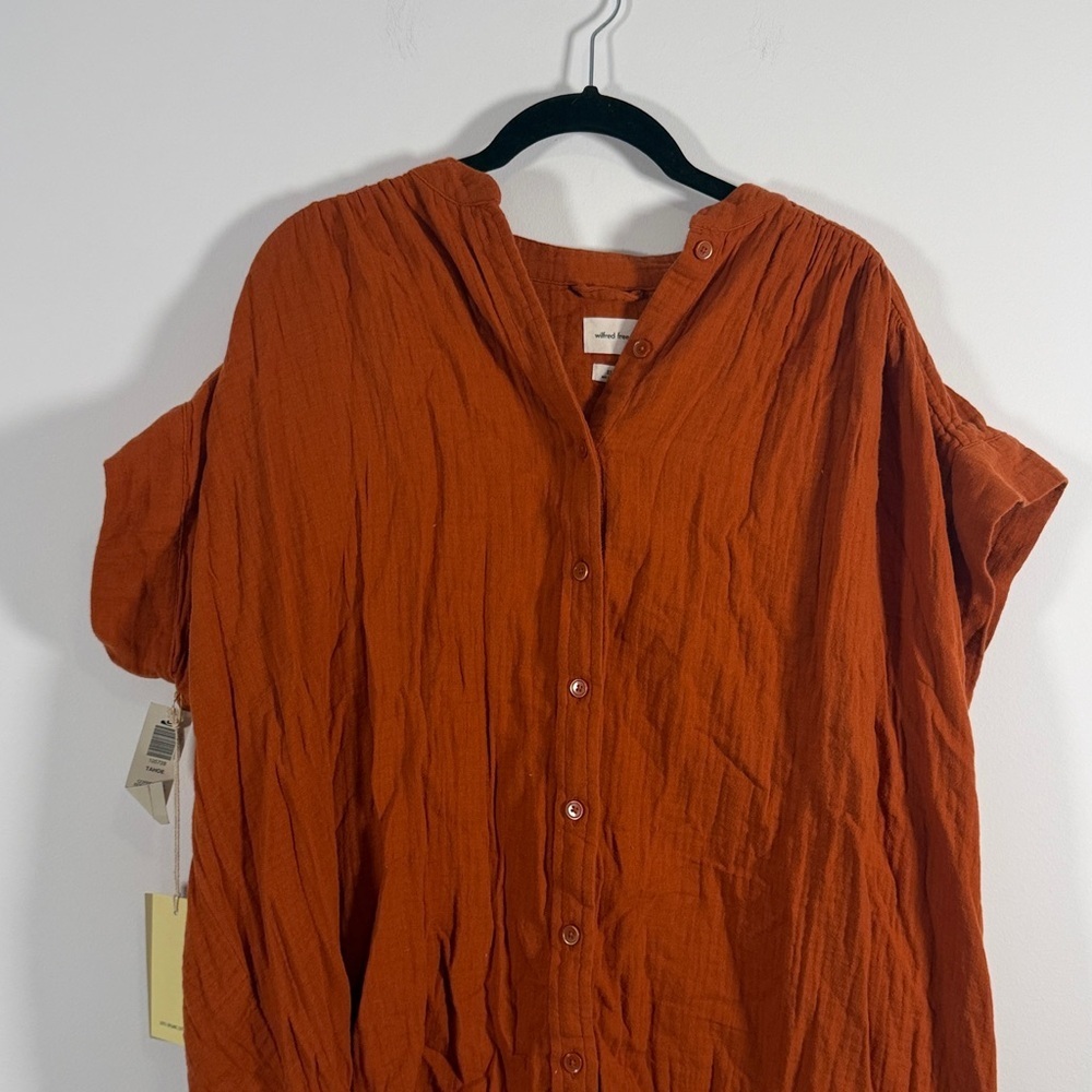 NWT Wilfred Tahoe Dress Copper Red - Missing Belt - Picture 5 of 11